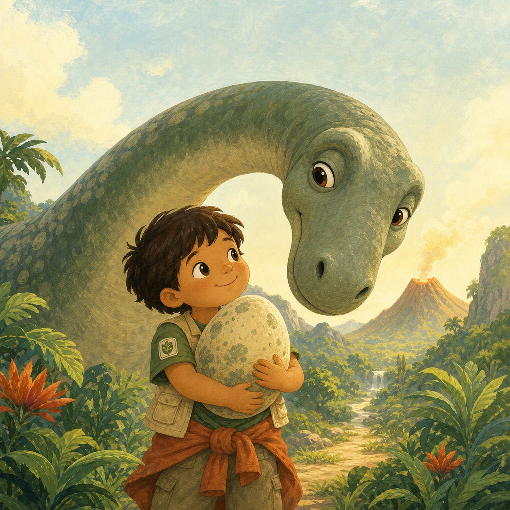 Buchcover: «Lina und das letzte Dino-Ei»